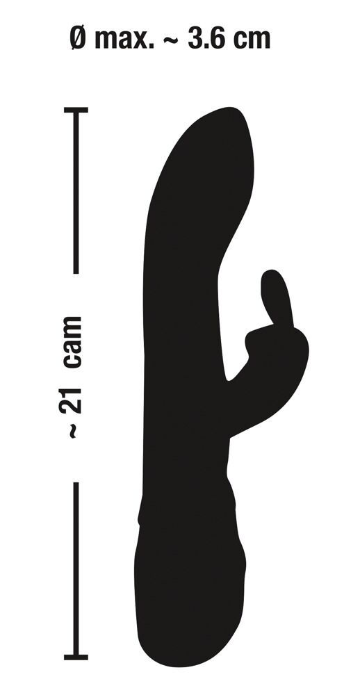 Rabbitvibrator, 21 cm