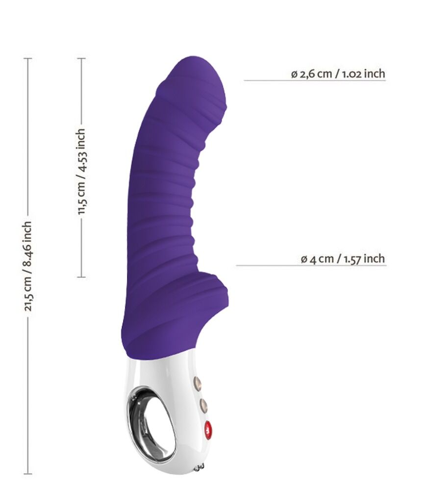 G-Punkt-Vibrator „TIGER G5”, 22,5 cm, 6 Vibrationsmodi in 6 Intensitäten