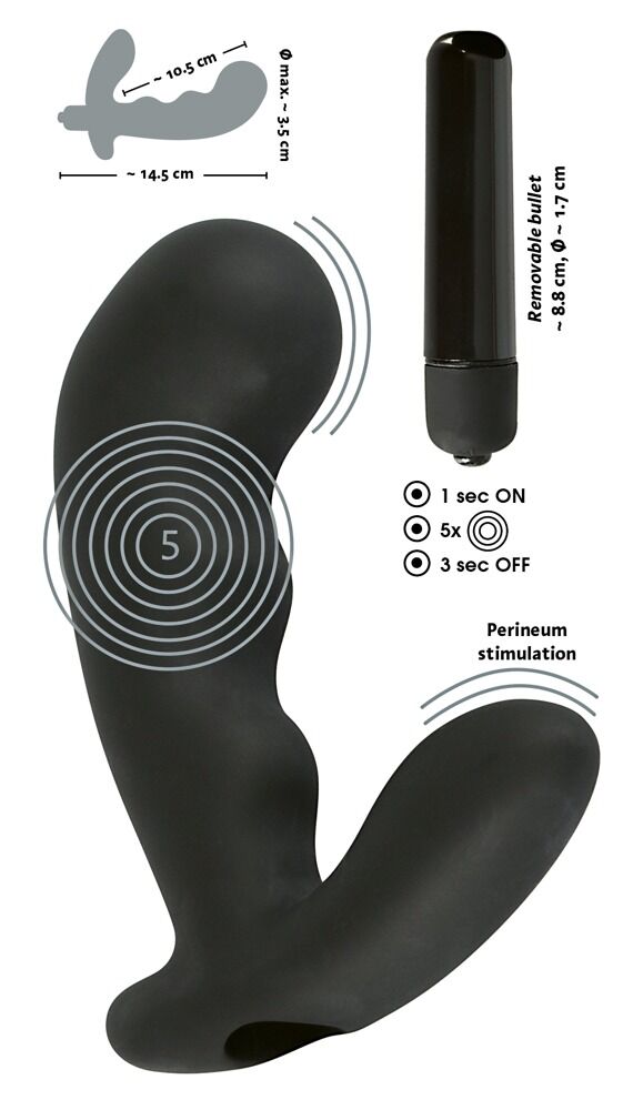 Analvibrator „Silicone P-Spot Vibe“, 5 Vibrationsmodi