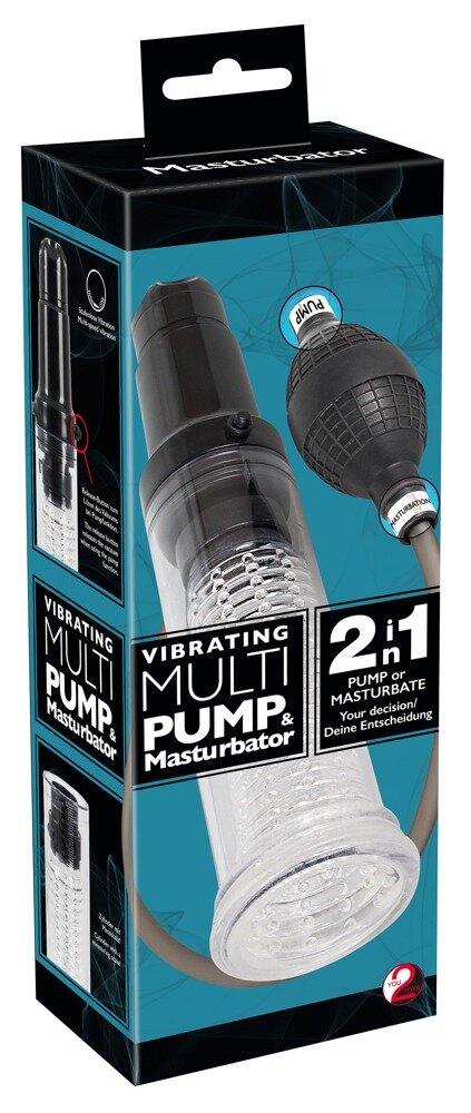 Penispumpe/Masturbator „Vibrating Multi Pump & Masturbator“ mit Vibration