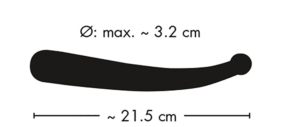 P- und G-Punkt-Vibrator, 21,5 cm