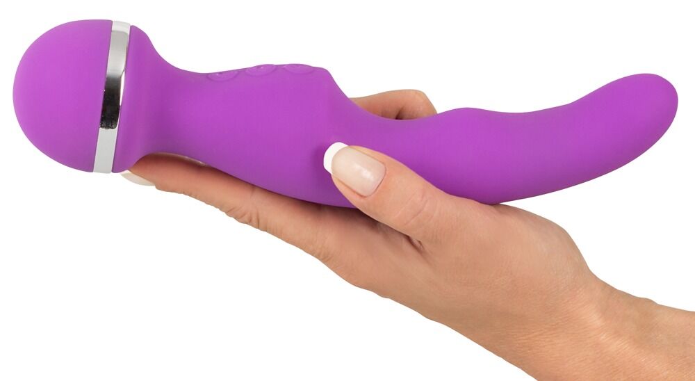 2-in-1 Massagestab und Vibrator mit Wärmefunktion