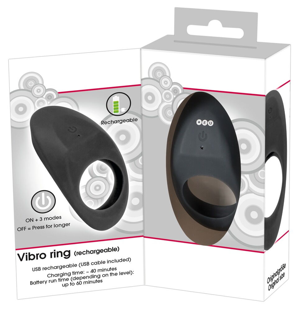 Vibro-Cock Ring USB