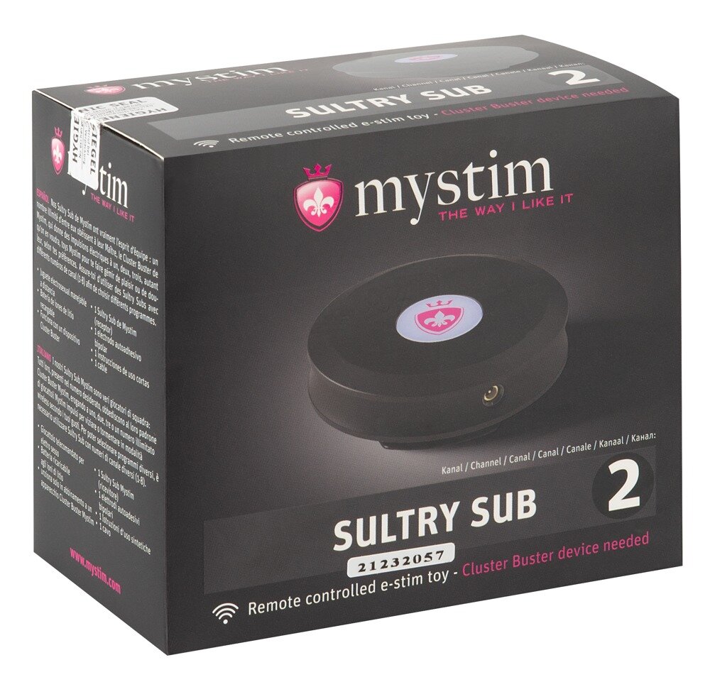 Empfänger „Sultry Sub”, Kanal 2, kompatibel mit Mystim E-stim-Toys