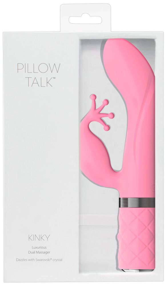 Rabbitvibrator „Kinky Luxurious Dual Massager“, Swarovski®-Kristall