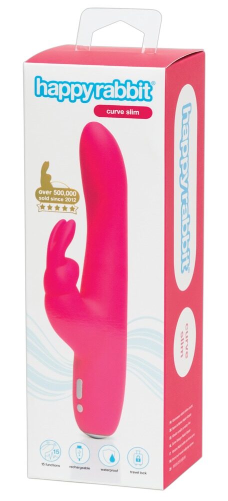 Rabbitvibrator „Curve Slim“ mit 2 Motoren