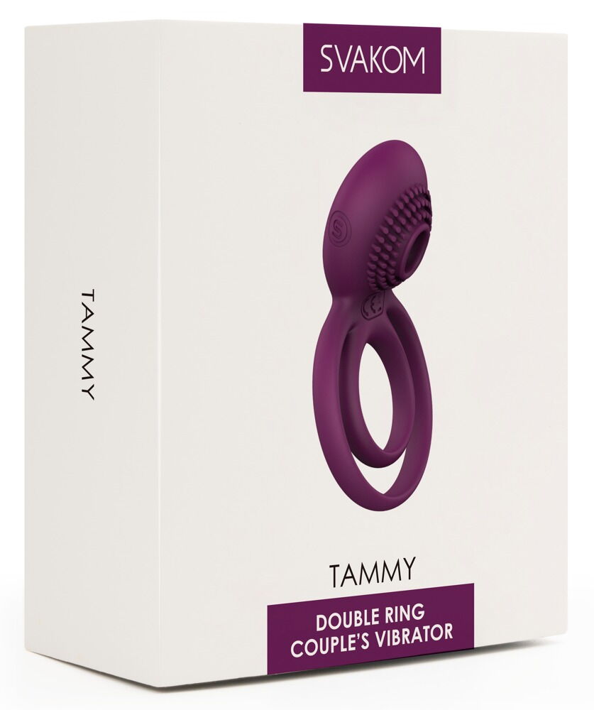 Vibro-Penisring „Tammy“ mit 5 Vibrationsmodi in 5 Intensitäten