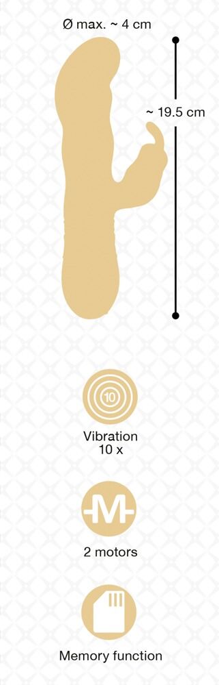 Vibrator with Clitoral Stimulator