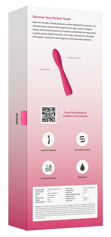 G-Punkt-Vibrator „Iris“