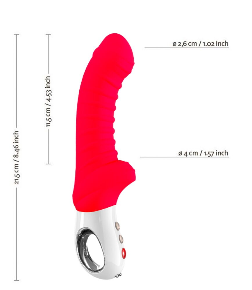 G-Punkt-Vibrator „TIGER G5” mit 6 Vibrationsmodi in 6 Intensitäten