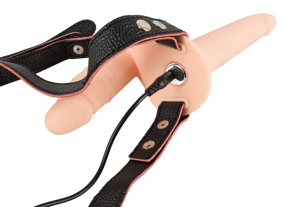 Umschnallvibrator „Vibrating Double Strap-On“, 15,7 cm, 8,8 cm