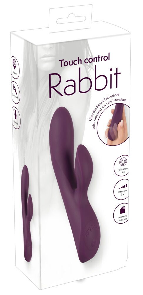 Rabbitvibrator mit Touch-Control-System