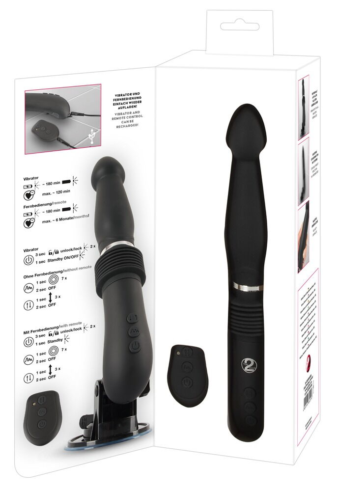 Stoßvibrator „Fucking Machine“, 30,3 - 36,3 cm