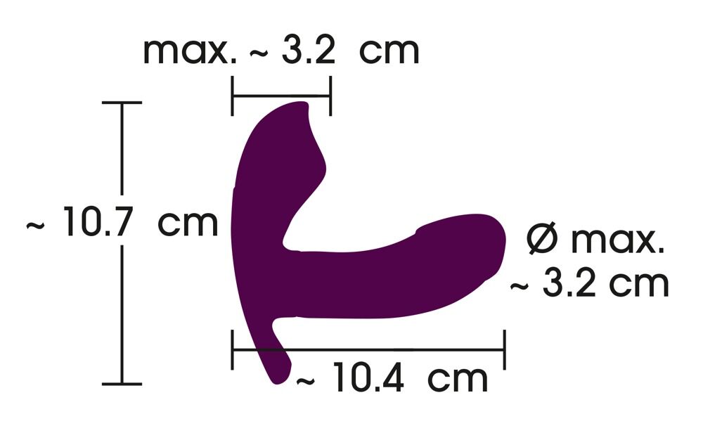 Vibrator „Slip Vibrator“ mit Fernbedienung