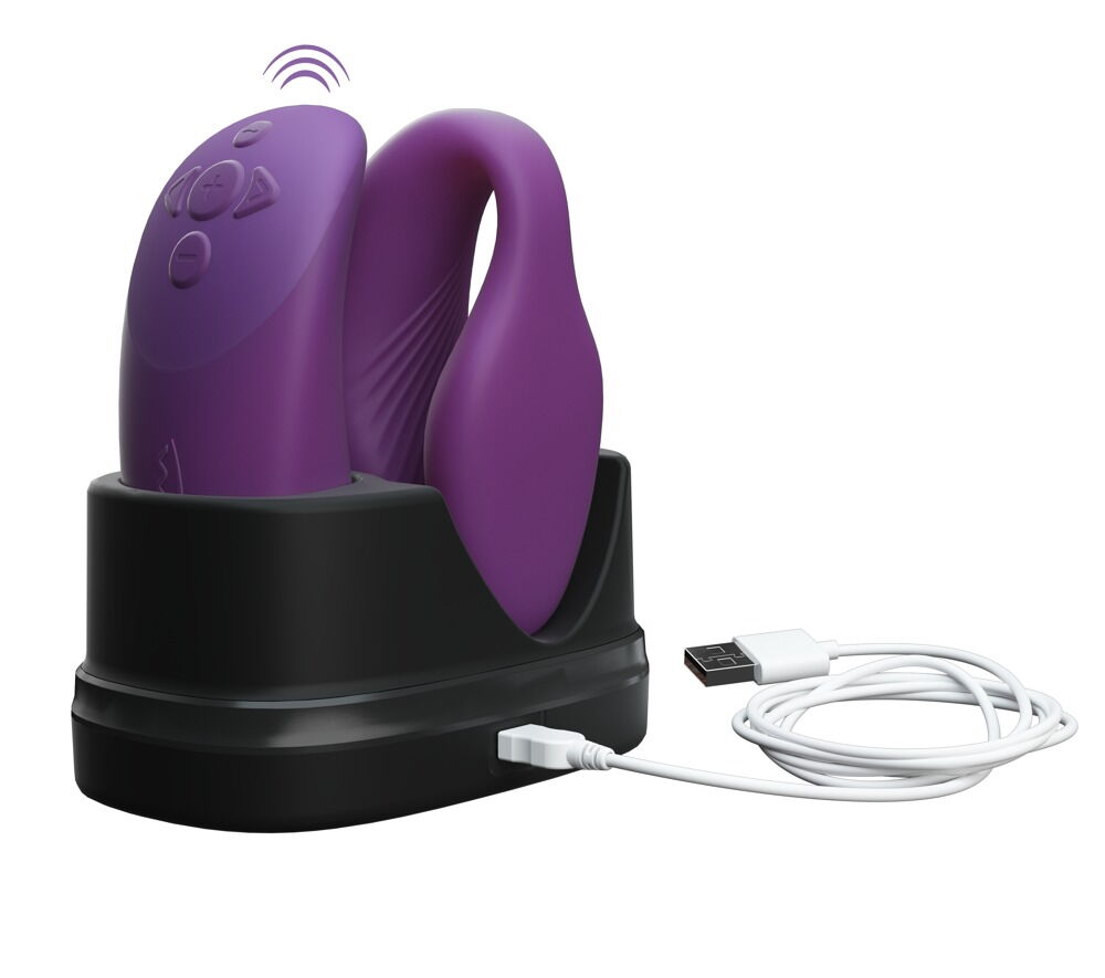 Paarvibrator „Chorus“, mit Biofeedback-Fernbedienung