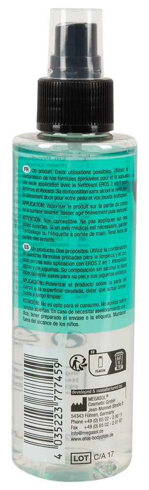 Spray „2in1 intimate & toy cleaner“ für Reinigung und gleichzeitige Pflege