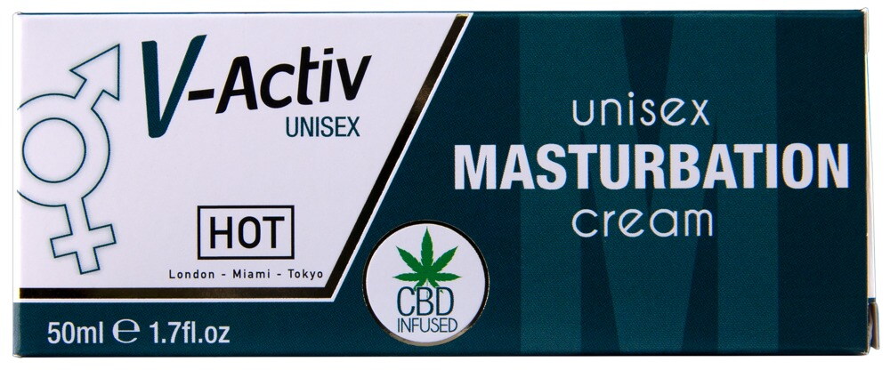 timulationscreme „V-Activ Unisex Masturbation Cream“ mit CBD