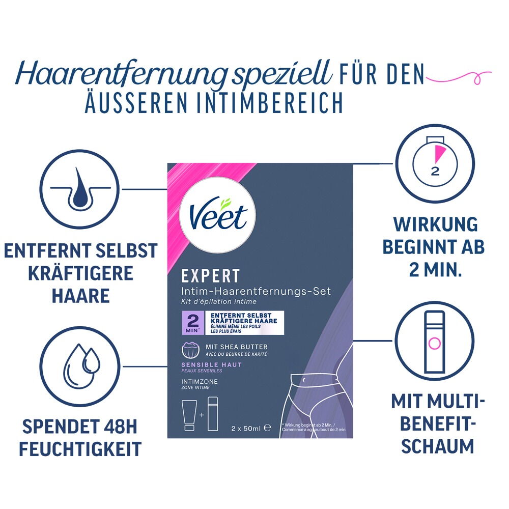 Veet EXPERT Intimate Hair Removal Set