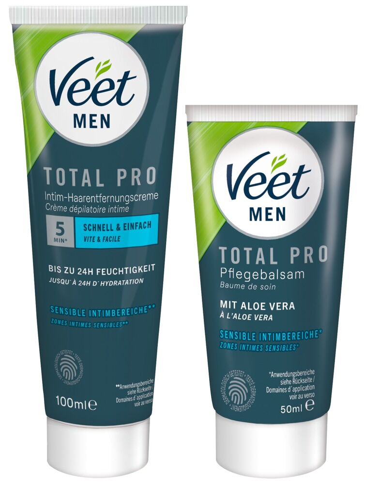 Men TOTAL PRO Intimate Hair Removal Set