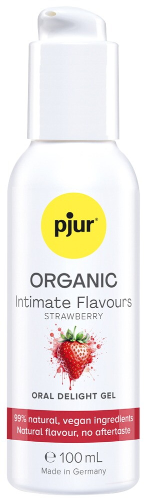 Intimgel „ORGANIC Intimate Flavours Oral Delight Gel“ auf Wasserbasis