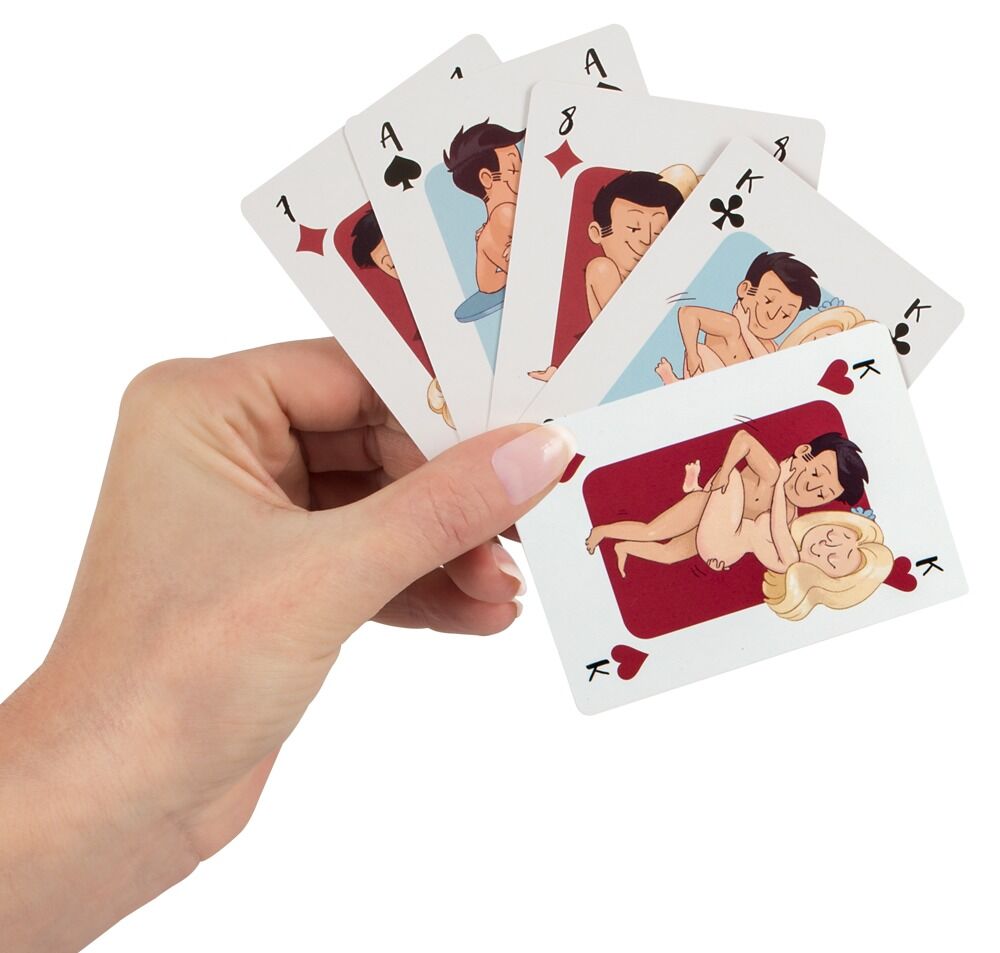 Kartenspiel „Kamasutra“, 54er-Blatt mit Sex-Stellungen