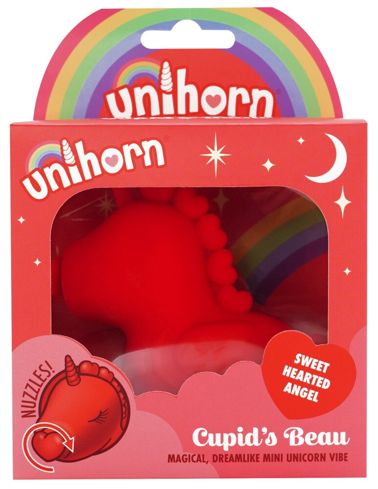 Auflegevibrator „Cupids Beau“ im niedlichen Einhorn-Design