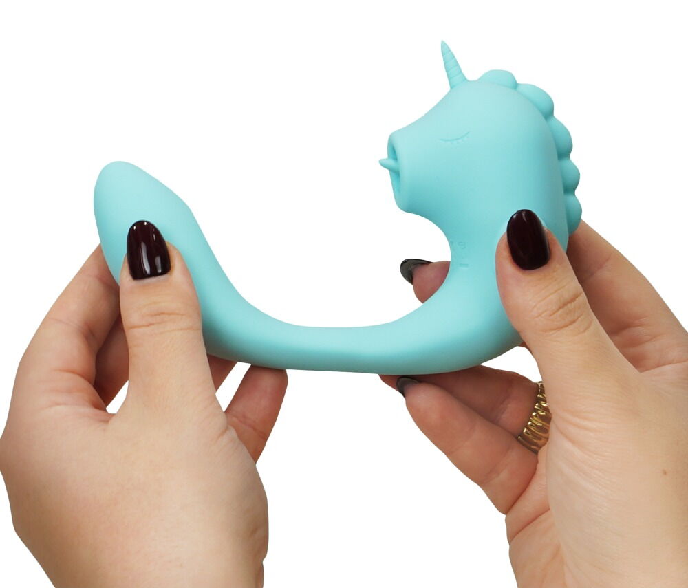 Vibrator „C-Horse Ocean Peak“ mit Klitoris-Stimulator