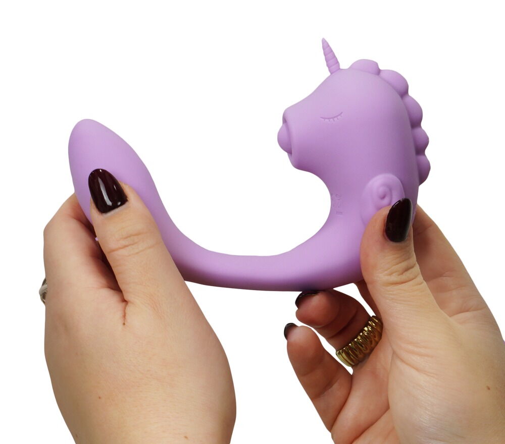 Vibrator „C-Horse Marina Lilac“ mit Klitoris-Stimulator