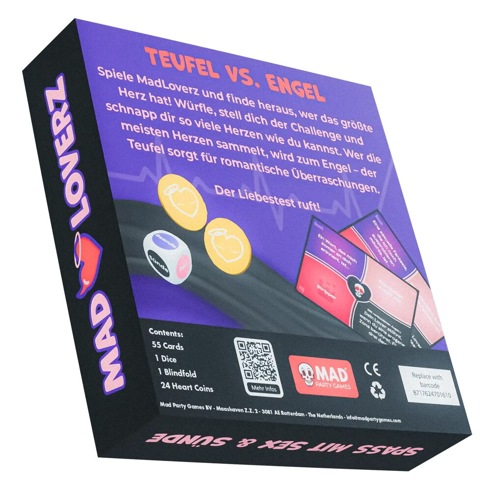 Paarspiel „MadLoverz“ inklusive Augenbinde