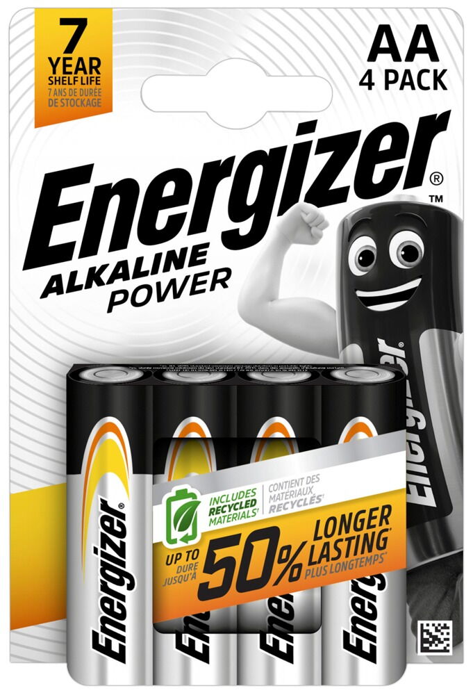 Energizer Batteries AA 24 x Pack of 4