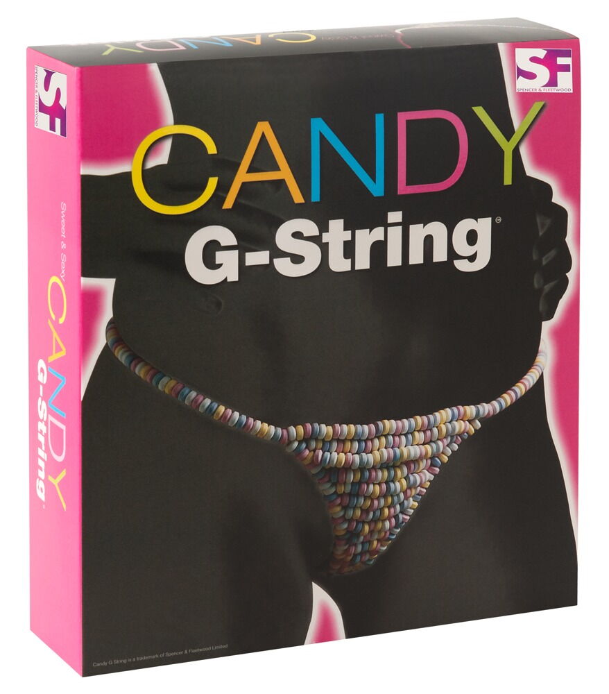 String aus essbaren Zuckerperlen