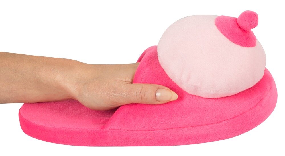 Plush Slippers Boobs