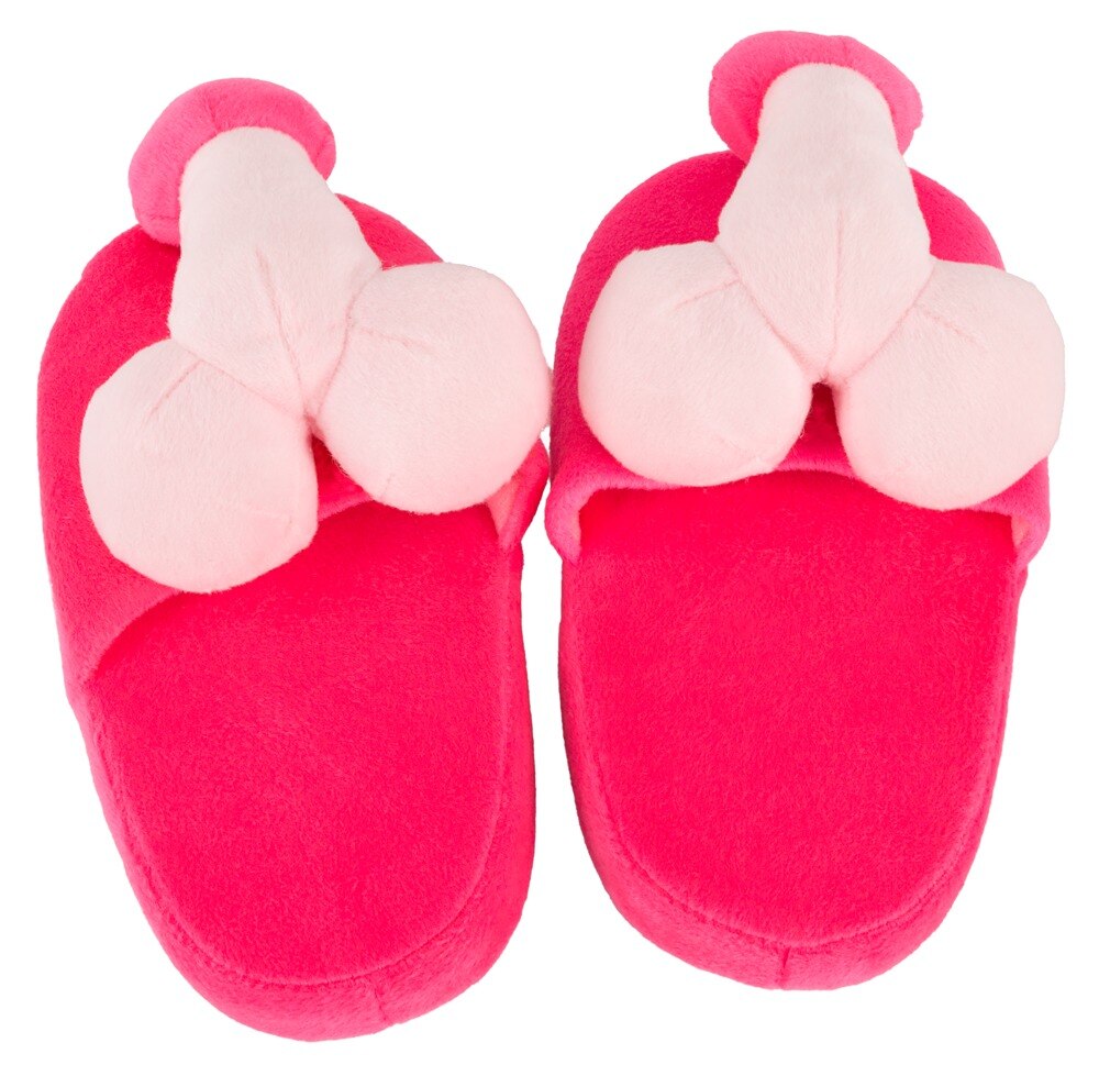 Plush Slippers Penis