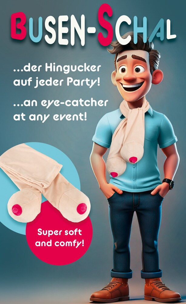 Schal mit Brüsten