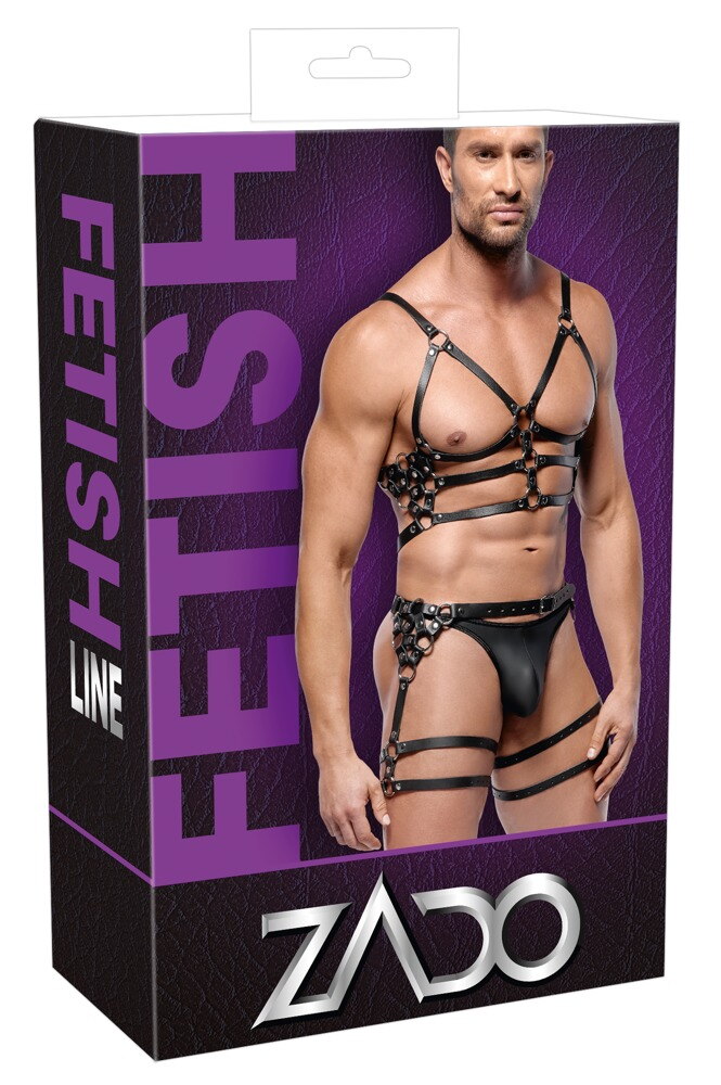 Brust-Harness plus Hüft-Harness aus Leder