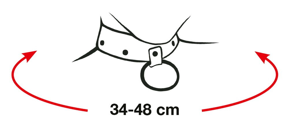 Fessel-Set aus Leder für Hals, Oberarme, Hände und Füße