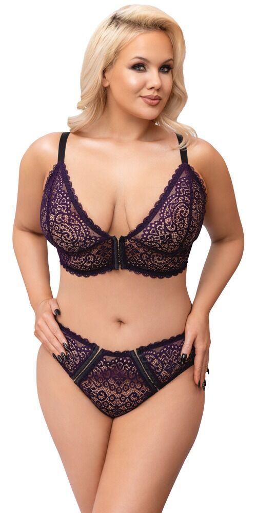 Bralette plus Slip aus Spitze