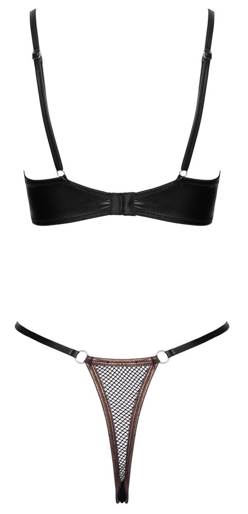 Dessous-Set aus softem Netz