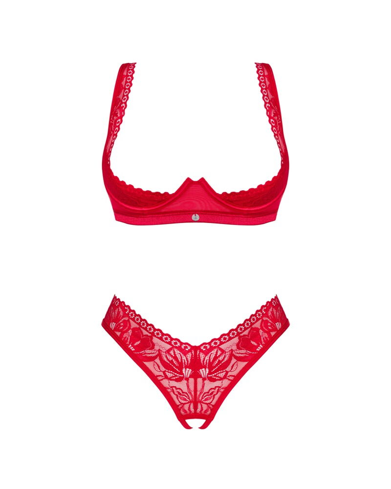 Hebe & String „Lacelove“ aus roter Spitze