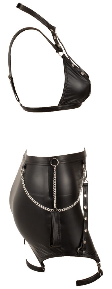 Straps-Set mit abnehmbaren Ketten und Handfesseln