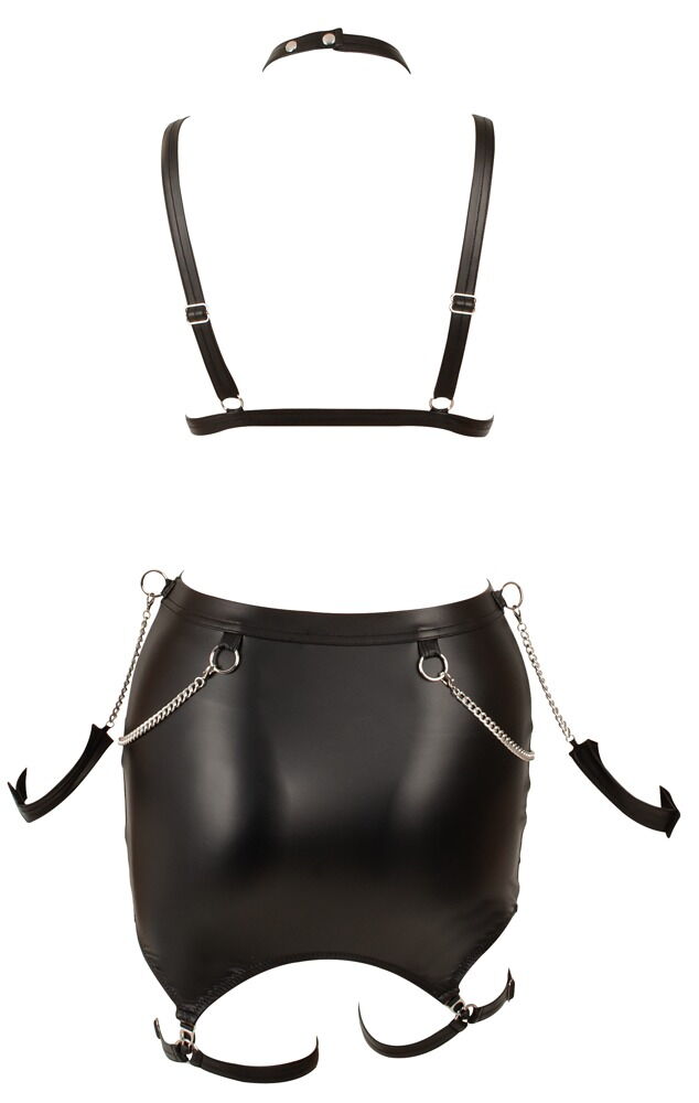 Straps-Set mit abnehmbaren Ketten und Handfesseln