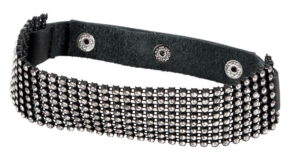 Halsband, mit Strass-Elementen