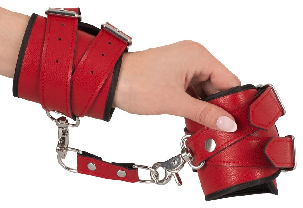 4-teiliges Harness-Set in Leder-Optik