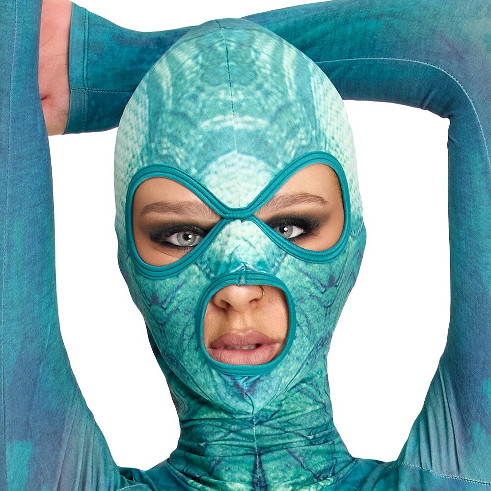 Overall „Beasty“ mit angenähter Kopfmaske