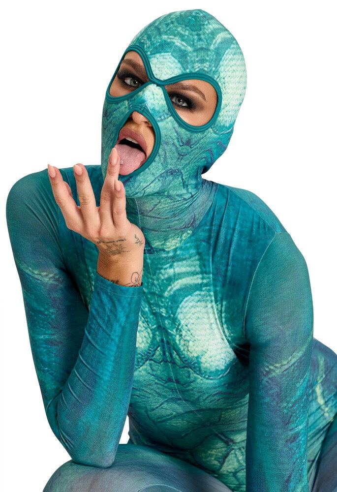 Overall „Beasty“ mit angenähter Kopfmaske