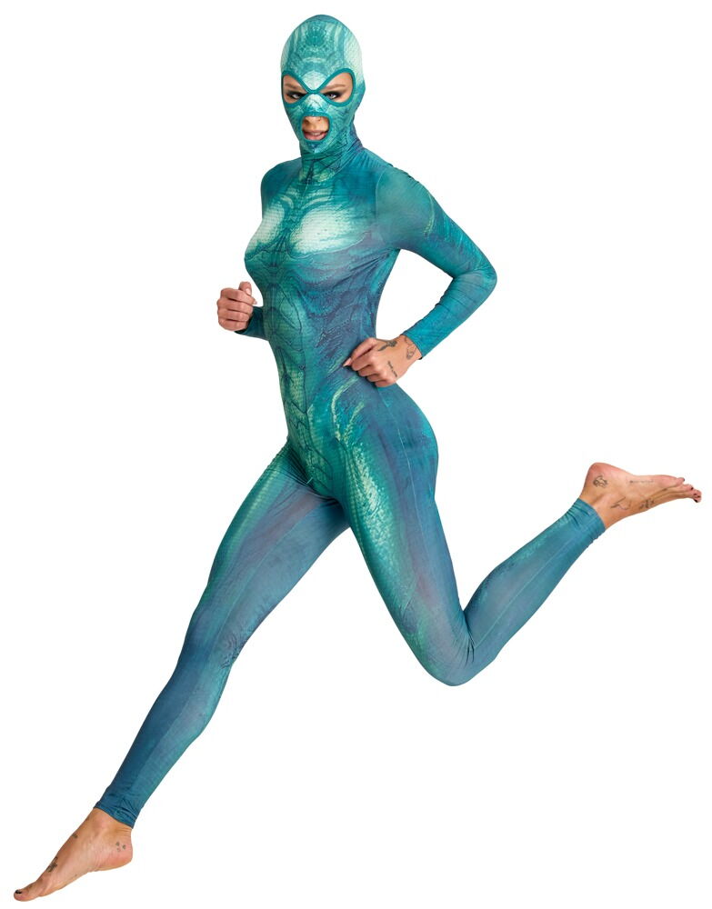 Overall „Beasty“ mit angenähter Kopfmaske