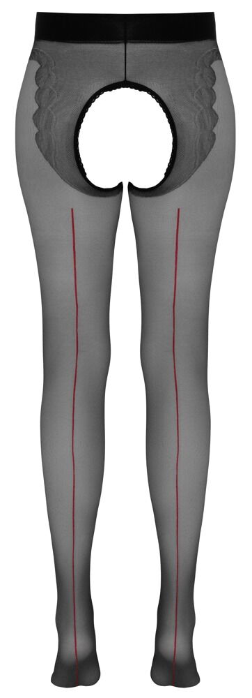 Crotchless Tights, with decorative seam