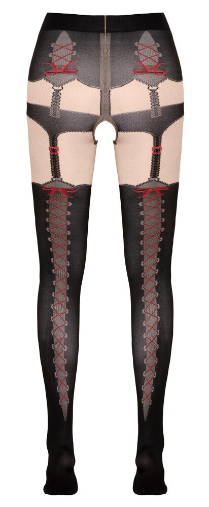 Tights with Suspender Straps
