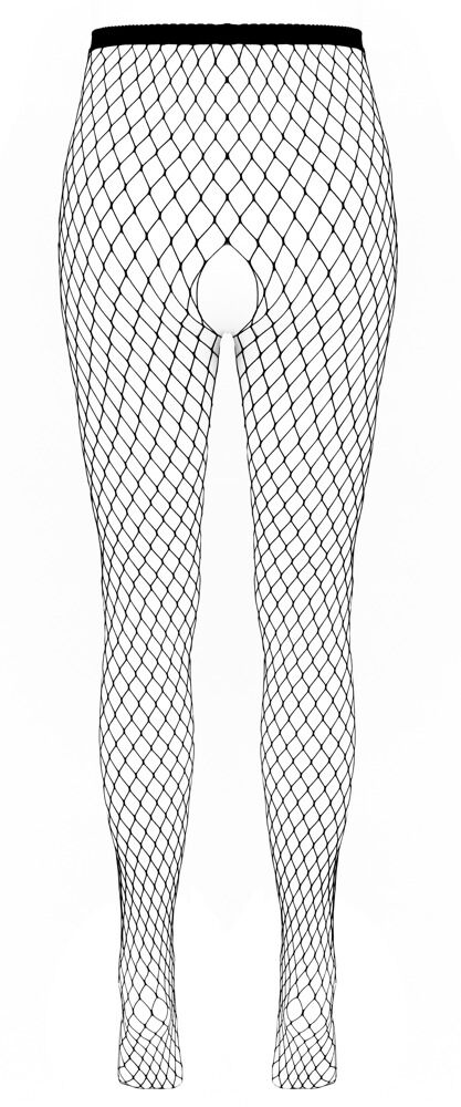 Netz-Strumpfhose ouvert