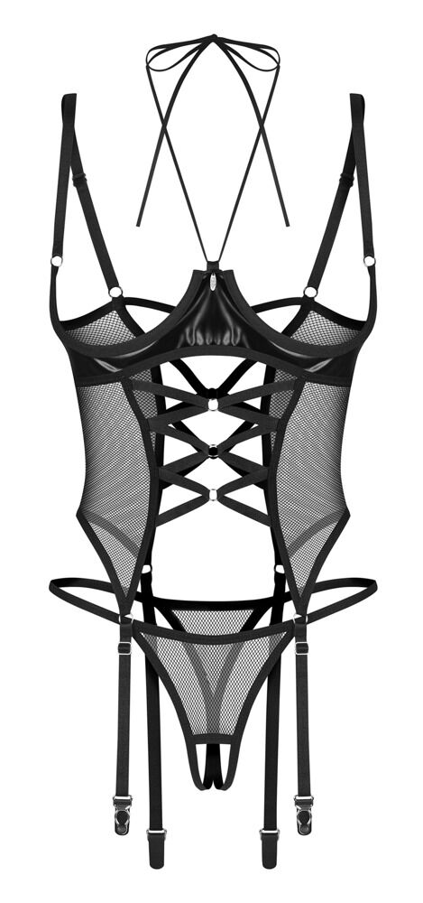 Strapshemd „Dominna“ inklusive Ouvert-String